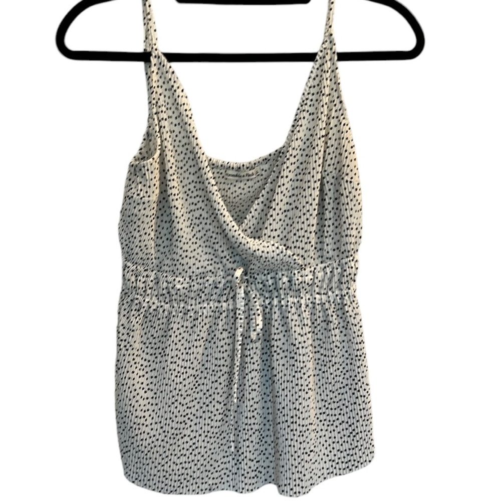 Abercrombie & Fitch Drawstring Waist Halter Y2K  Coquette Camisole Size Medium